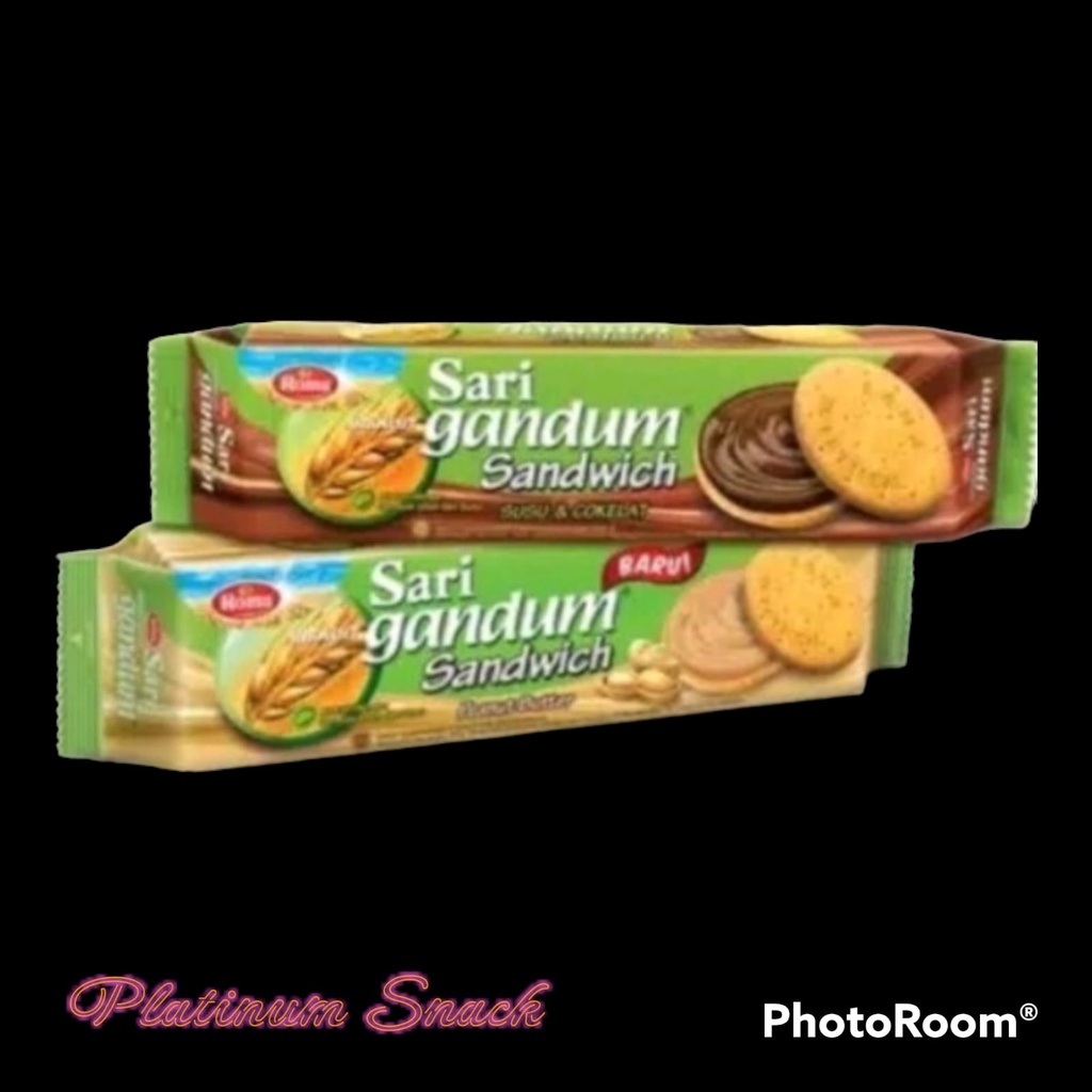 

Roma Sari Gandum Sandwich Susu & Cokelat | Peanut Butter 115gr