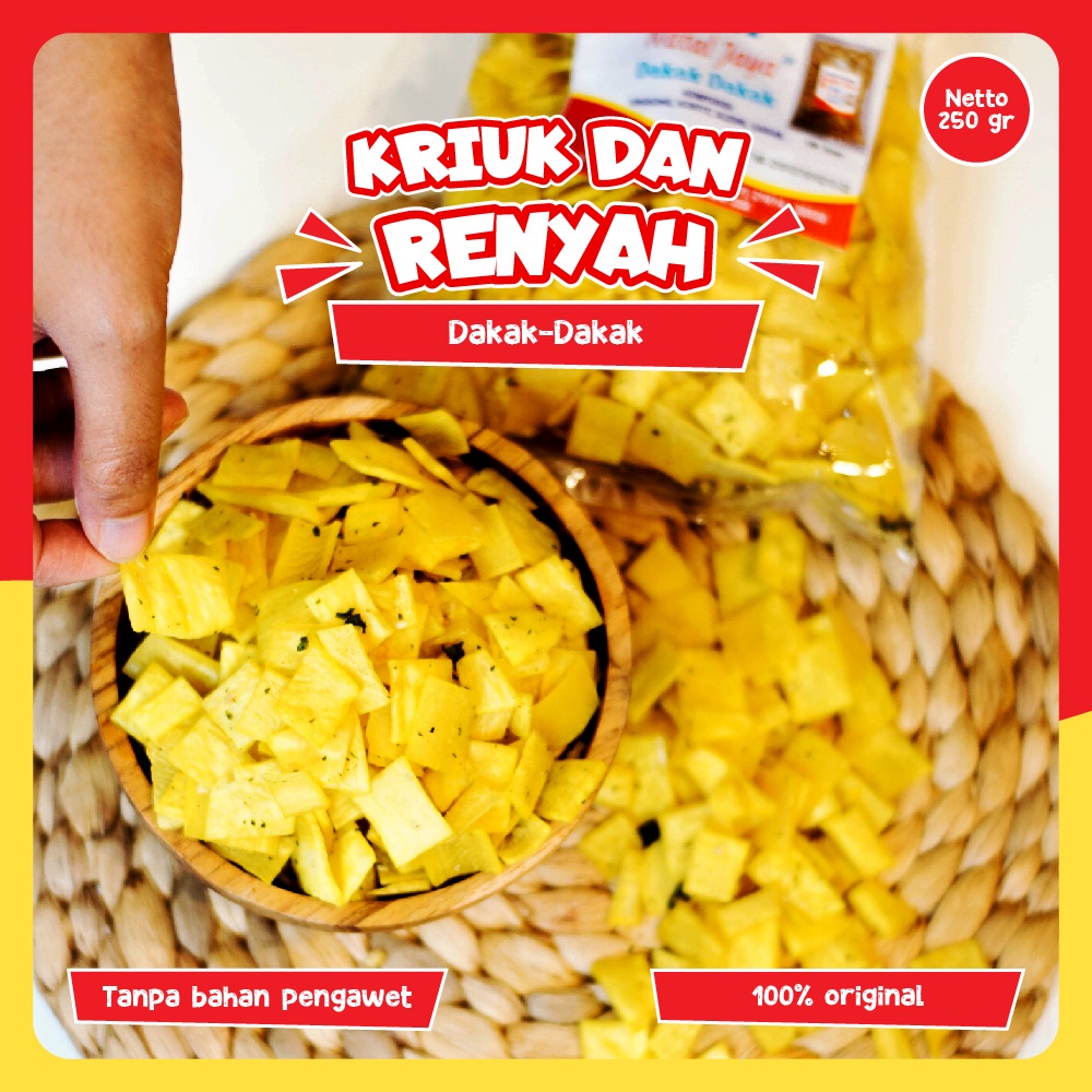 

Makanan Ringan Keripik Padang Dakak-Dakak 250g Cemilan Gurih Terlaris Termurah By Sumber Rasa
