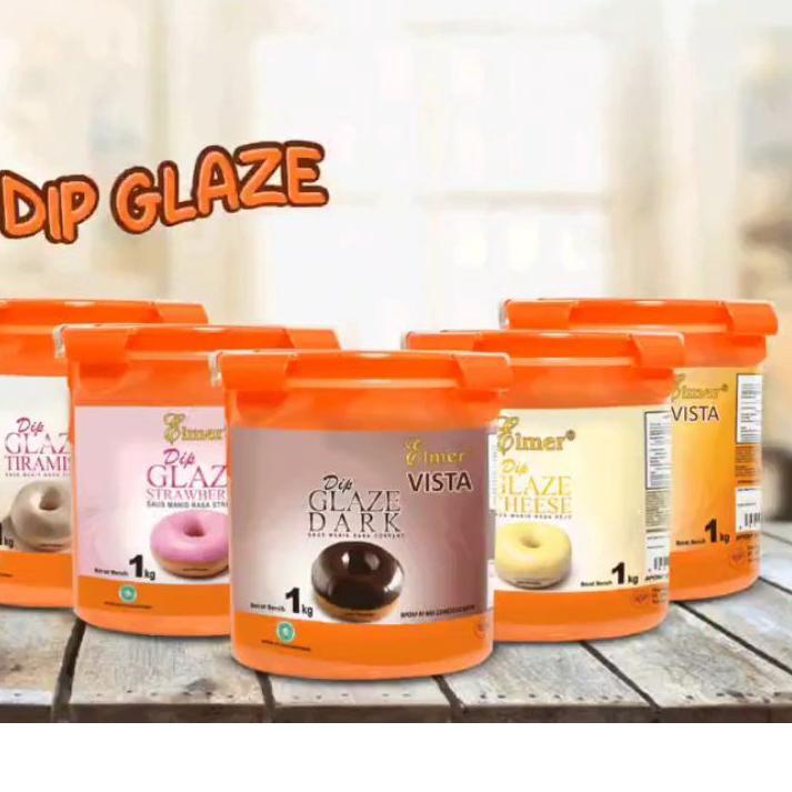 

READY ✅PROMO!! Elmer Dip Glaze 1KG ALL VARIANT RASA LENGKAP!!|KD7