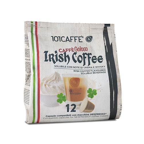 

Nespresso Capsule Compatible - Irish Coffee By 101Caffe (Made In Italy