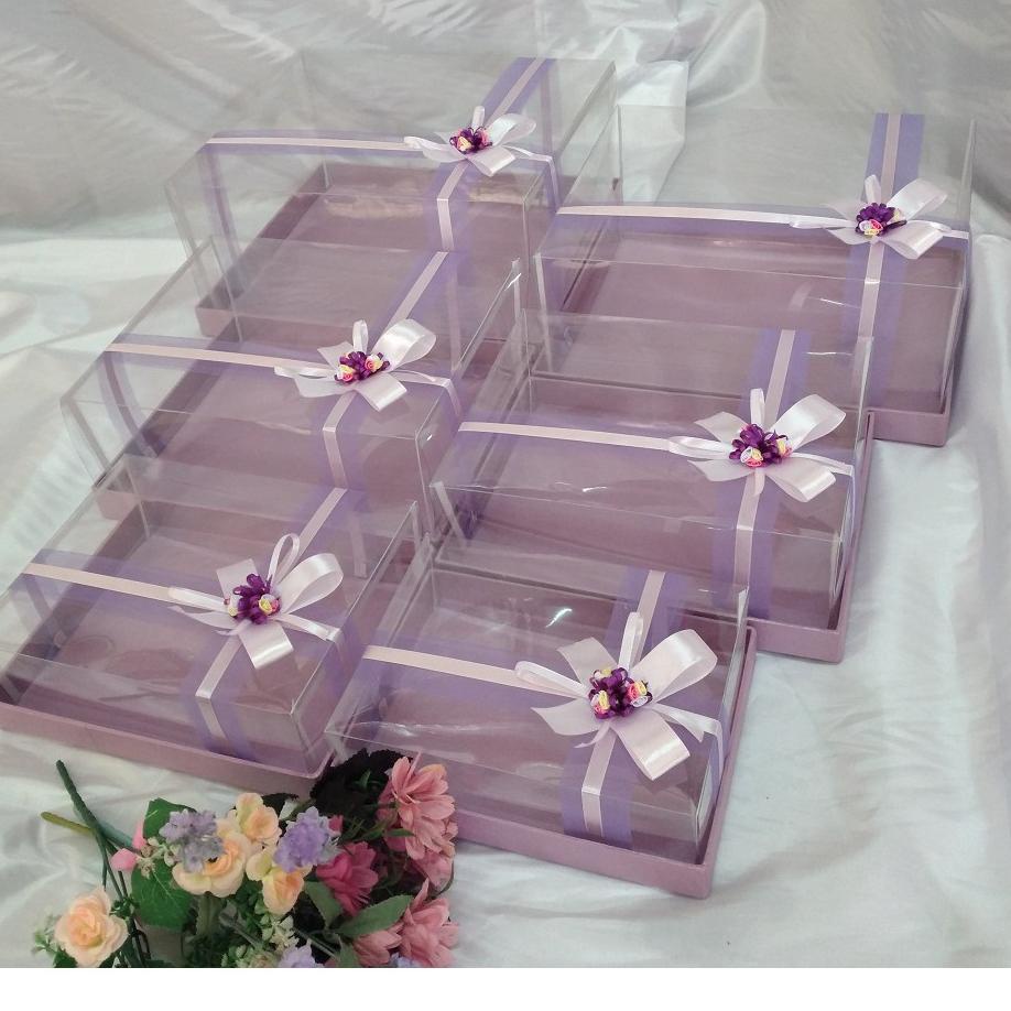 Get Sale Kotak seserahan hantaran 1 set 6 pcs model tile pita