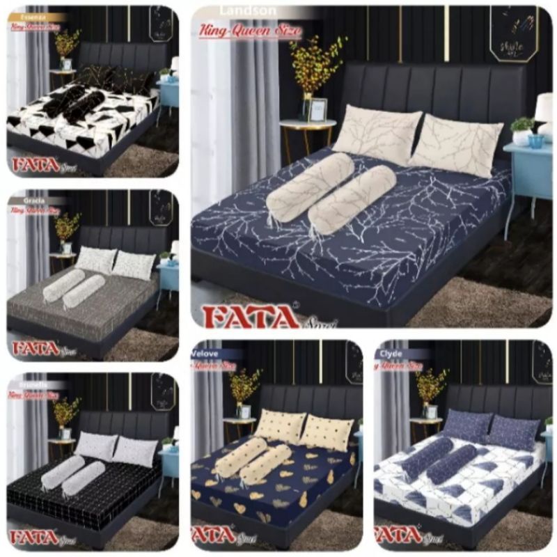 Fata - Sprei Fata Kingsize 180x200 , Motif Minimalis