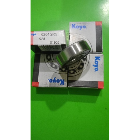 BEARING 6204 2RS UNTUK GARDAN BELAKANG VIAR KAISAR SPAREPART MOTOR RODA 3 DLL