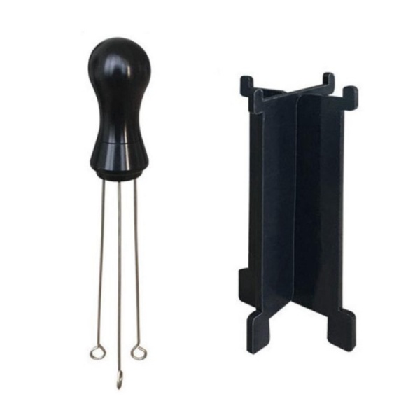 

Dijual Coffee Needle Pin Cloth Powder Stainless Steel with Holder - Black Murah