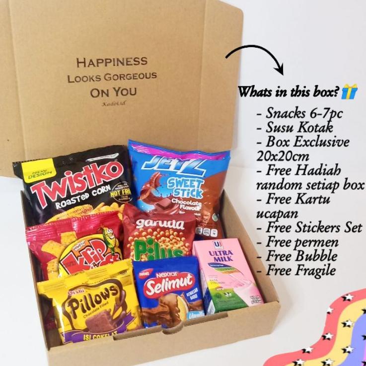 

PRODUK TREND HAMPERS KADO WISUDA KADO ULANGTAHUN GIFT BOX HAMPERS SNACK MURAH ☄ 885