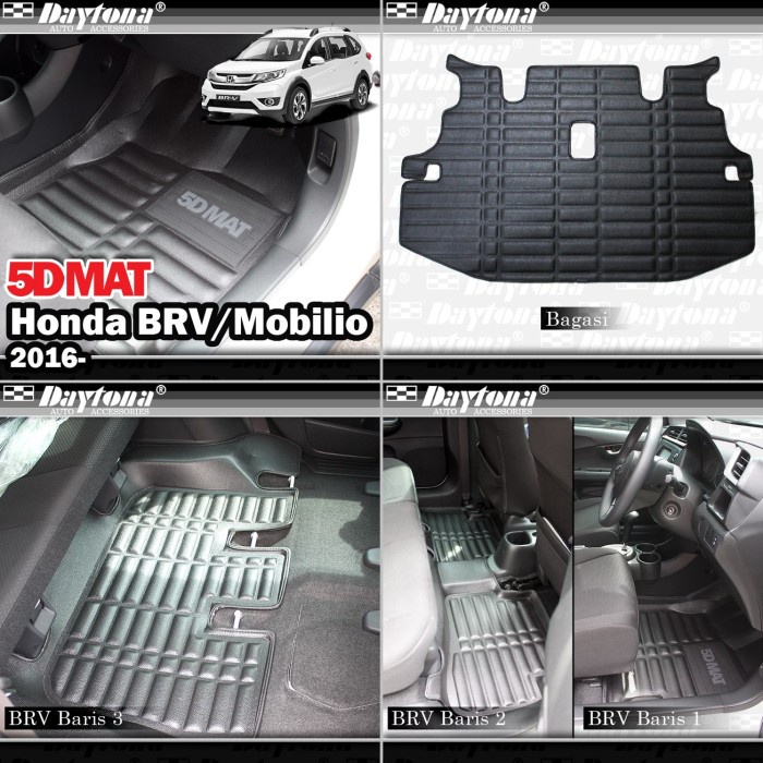 Daytona Karpet 5D Honda Brv 2015- Full Set #Original