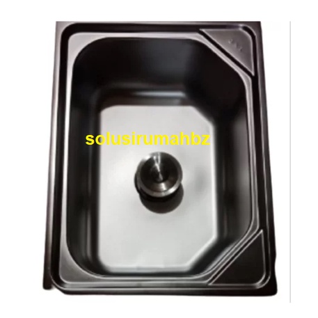 BCP DALAM TEBAL 600 X 450X 200 MM AVOOR 1LB BAK CUCI PIRING 1 LUBANG 1lubang segi enam segienam zinc stainless steel bak cuci SINK 20CM 20 CM 200MM KEDALAMAN TINGGI