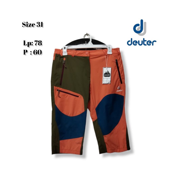 celana pendek outdoor second deuter size 31