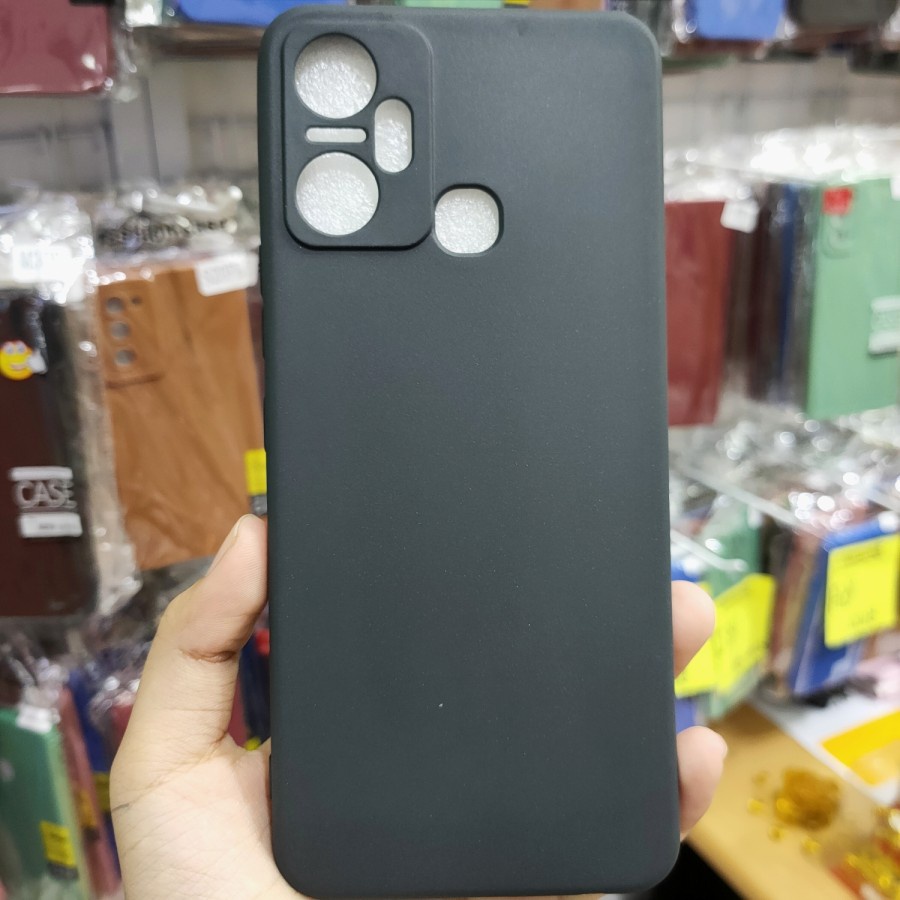 INFINIX SMART 6 PLUS CASE BLACK PREMIUM BLUDRU SOFTCASE HITAM FULL SOFT CASING PROTECT CAMERA COVER PELINDUNG KAMERA