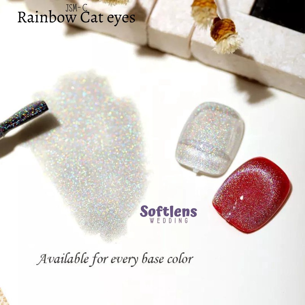 AS RAINBOW Laser Cat's Eye Aurora gel 9D Chrome 15ml