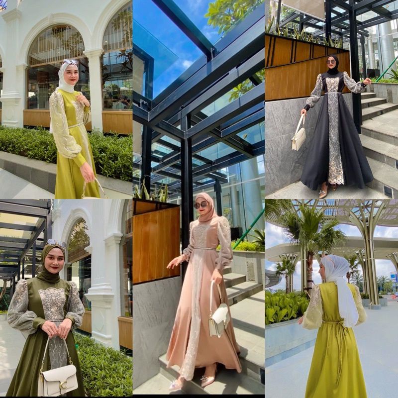RAYA DRESS MAXI BRUKAT TILLE PREMIUM