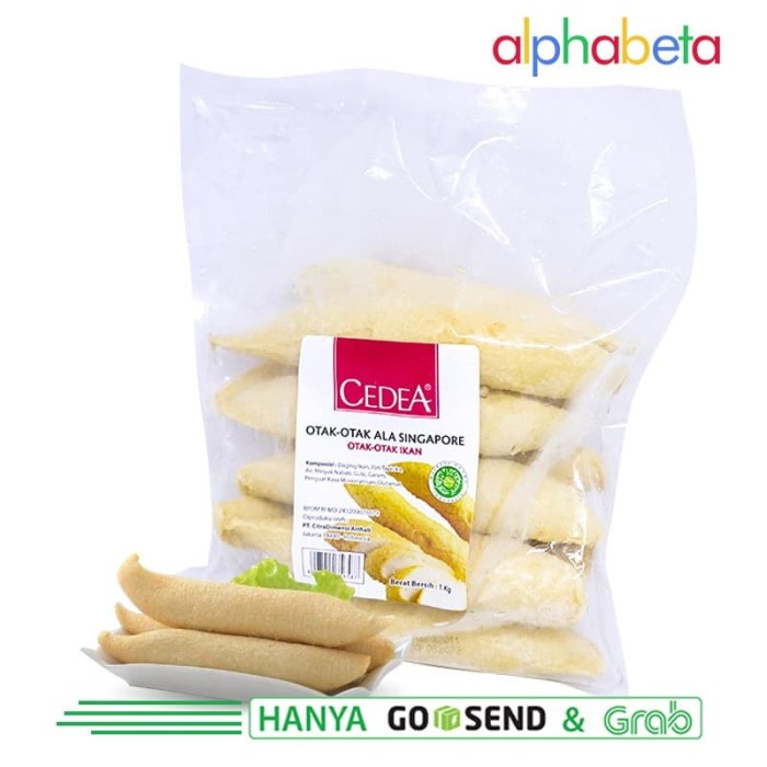 

⭐BISA COD⭐ CEDEA OTAK OTAK SINGAPORE 1 KG - FROZEN FOOD KUE IKAN GORENG INSTANT