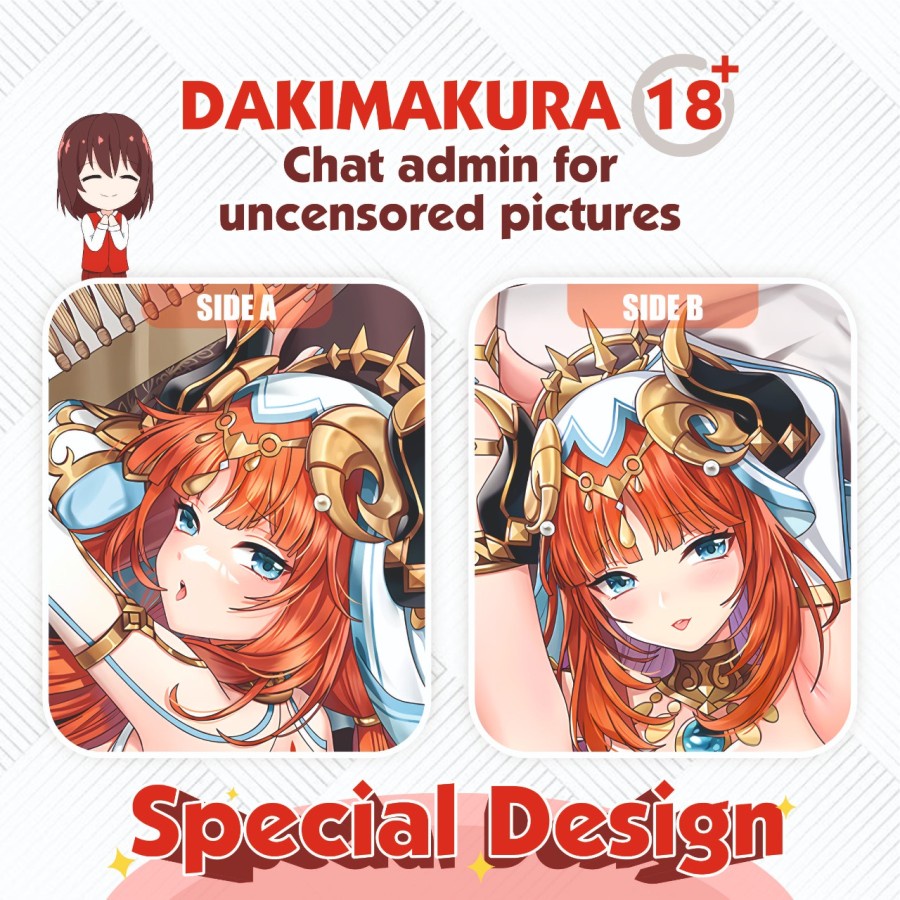 Dakimakura Nilou Genshin Impact 150x50 cm (Cover Only)