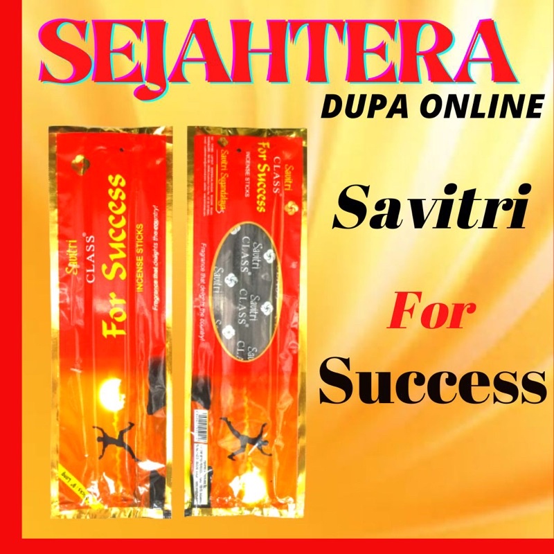 Dupa Hio India Pendek Savitri “FOR SUCCESS” Pouch isi 35 Btg