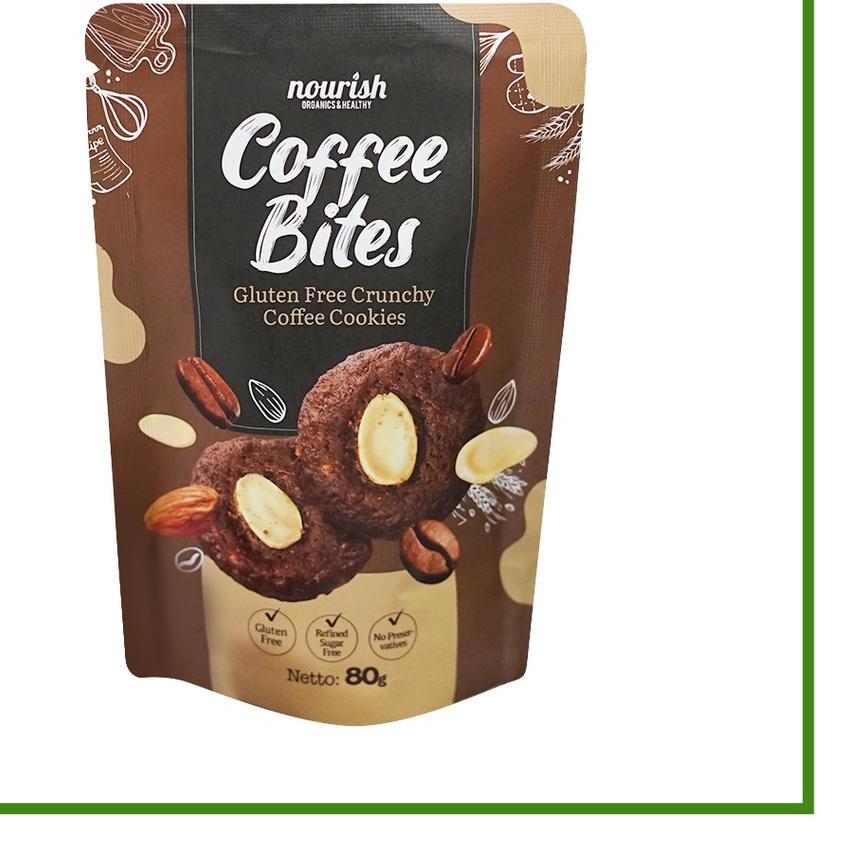 

DAPATKAN SEGERA Coffee Bites - Gluten Free Coffee Cookies with Almond 80gr***