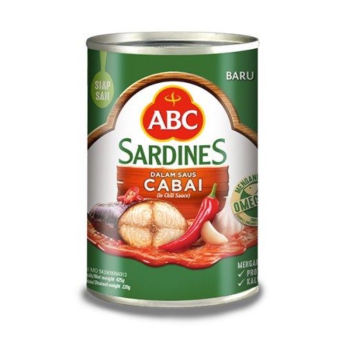 

ABC Sarden in Chili sauce 425gr