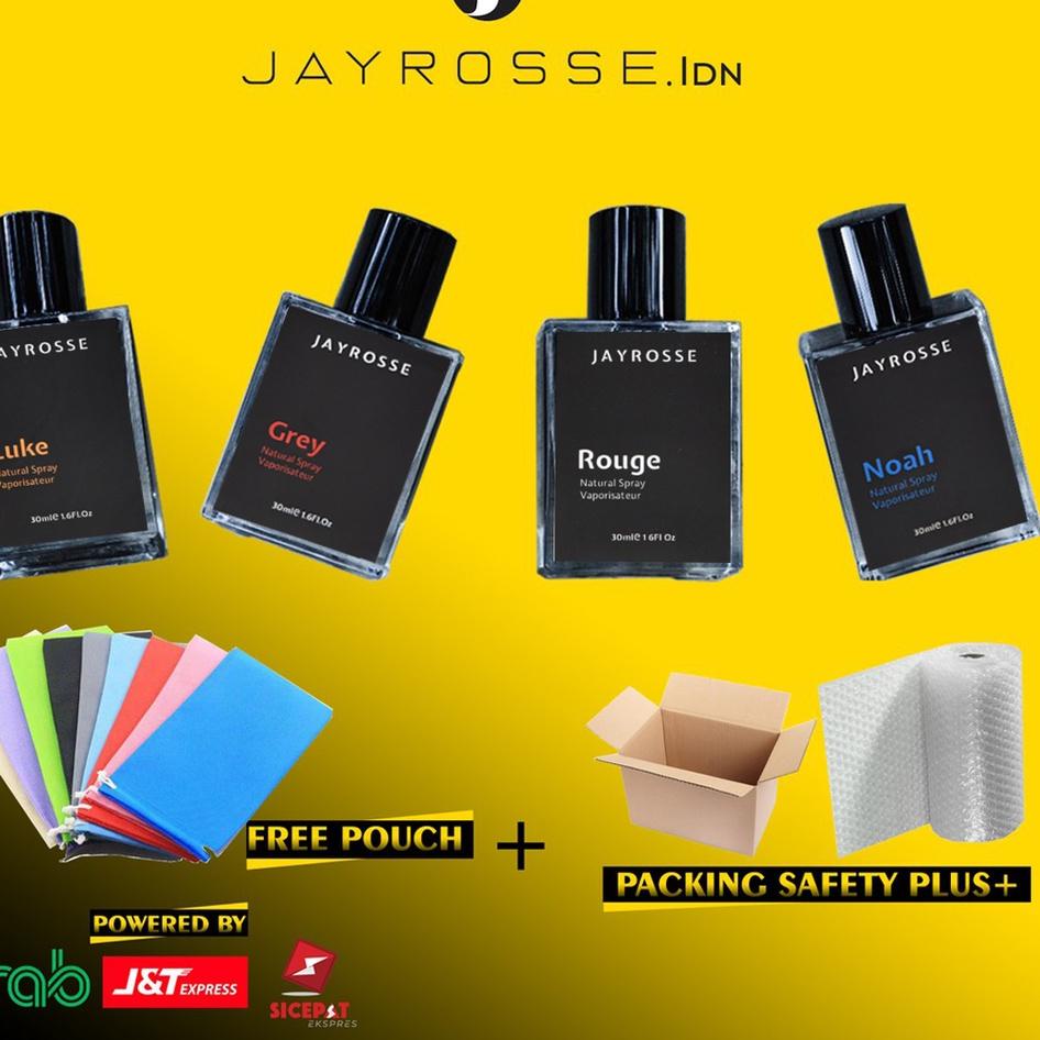 [H-3T ✓] Jayrosse Parfum 30ml | Jayrosse Rouge | Jayrosse Grey | Jayrosse Noah | Jayrosse Luke | Parfum Pria by Jayrosse-viral