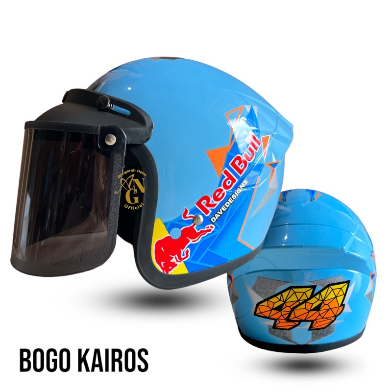 HELM BOGO KAIROZ BOGO SPOILER TERBARU FREE PACKING BOX