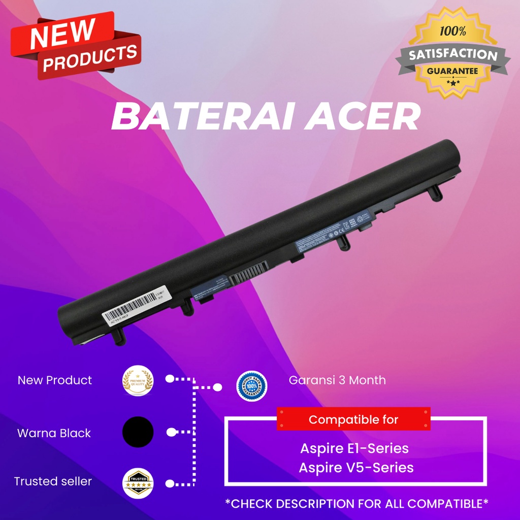Baterai Laptop Acer Aspire V5-431, V5-431G, V5-471