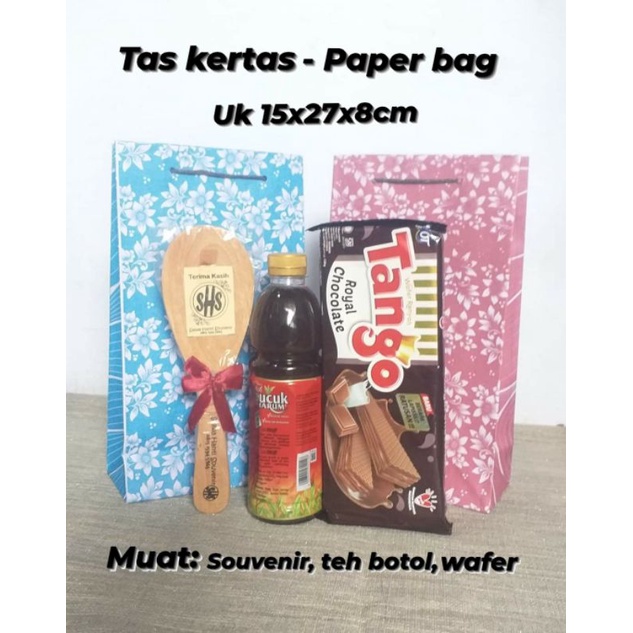 

#Tas Kertas 15x27x7,5cm bahan tebal gsm 150
