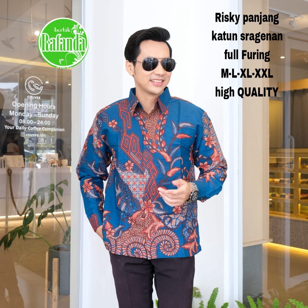 RISKY RAFANDA KEMEJA BATIKSOLOAMANAH LENGAN PANJANG PENDEK LAPIS FURING PREMIUM KATUN HALUS WULU SEKTI MERAK MERAH ABSTRAK CABE MERAH PUSAKA BIRU GELEMBUNG SEKTI BANGAU KUNING MOZAIS MERAK PINK BANGAU WARNA GURDO EMAS TRESNO KARISMA MERAH ALBANI MAHKOTA