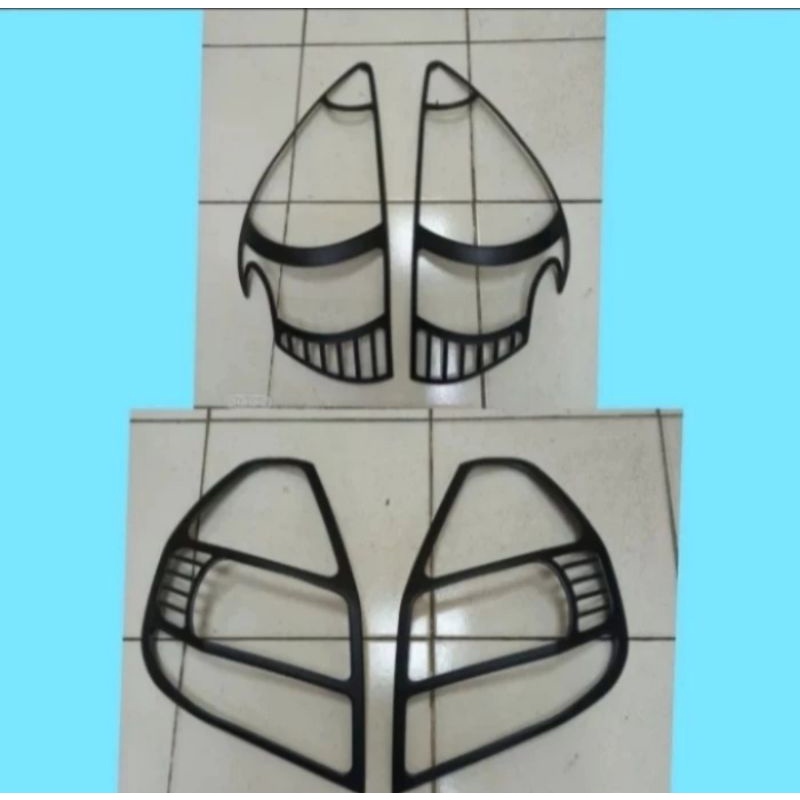 Paket Garnish Lampu Depan Belakang Hitam Doff Jazz 2005-2007