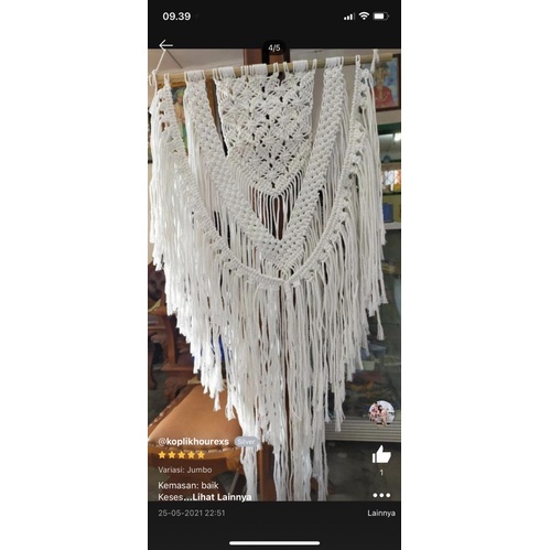 Walldecore Dinding Mackrame