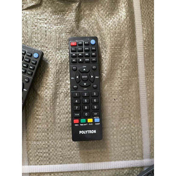 REMOTE REMOT SET TOP BOX STB POLYTRON ORIGINAL PLS