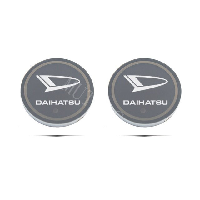 Daihatsu Alas Gelas Mobil LED Warna-Warni Glow Coaster Pad Untuk Ayla Ceria Classy Taft Sigra Rocky Taruna Xenia