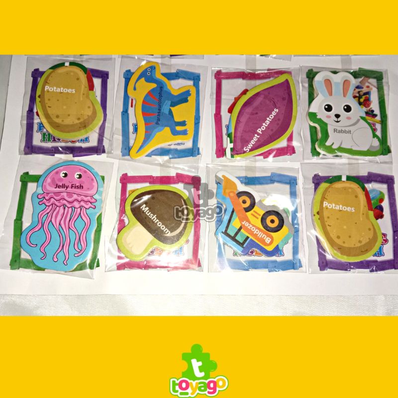 Magnet Kulkas Karakter/Tempelan kulkas isi 20 Pcs Grosir Murah
