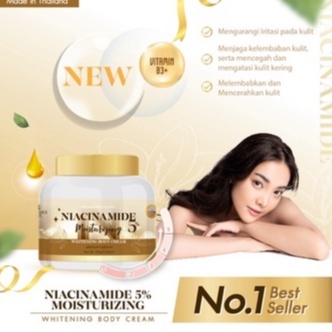 Precious Skin Thailand Niacinamide 5% Moisturizing Whitening Cream / Whitening Cream / Cream Pemutih Badan 200g