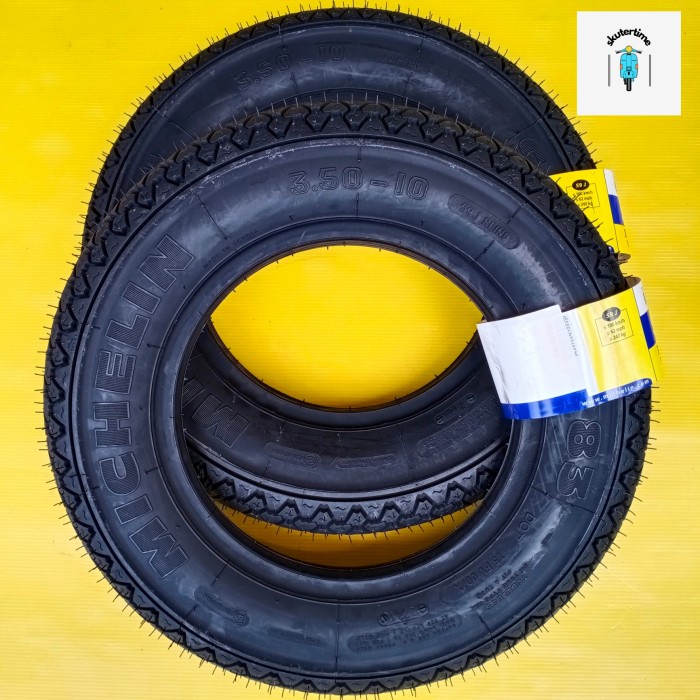 Ban Tubeless Vespa Michelin S83 Ukuran 3.50 Ring 10