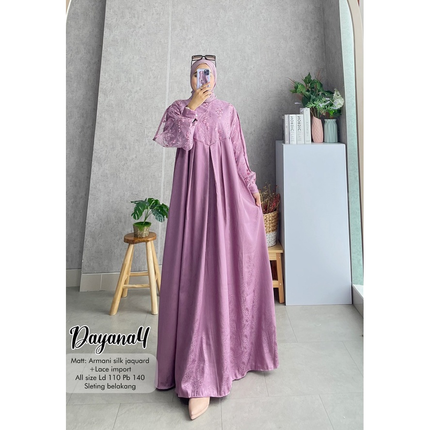 Khadijah Humaira Gamis Longdress Pesta Dayana4