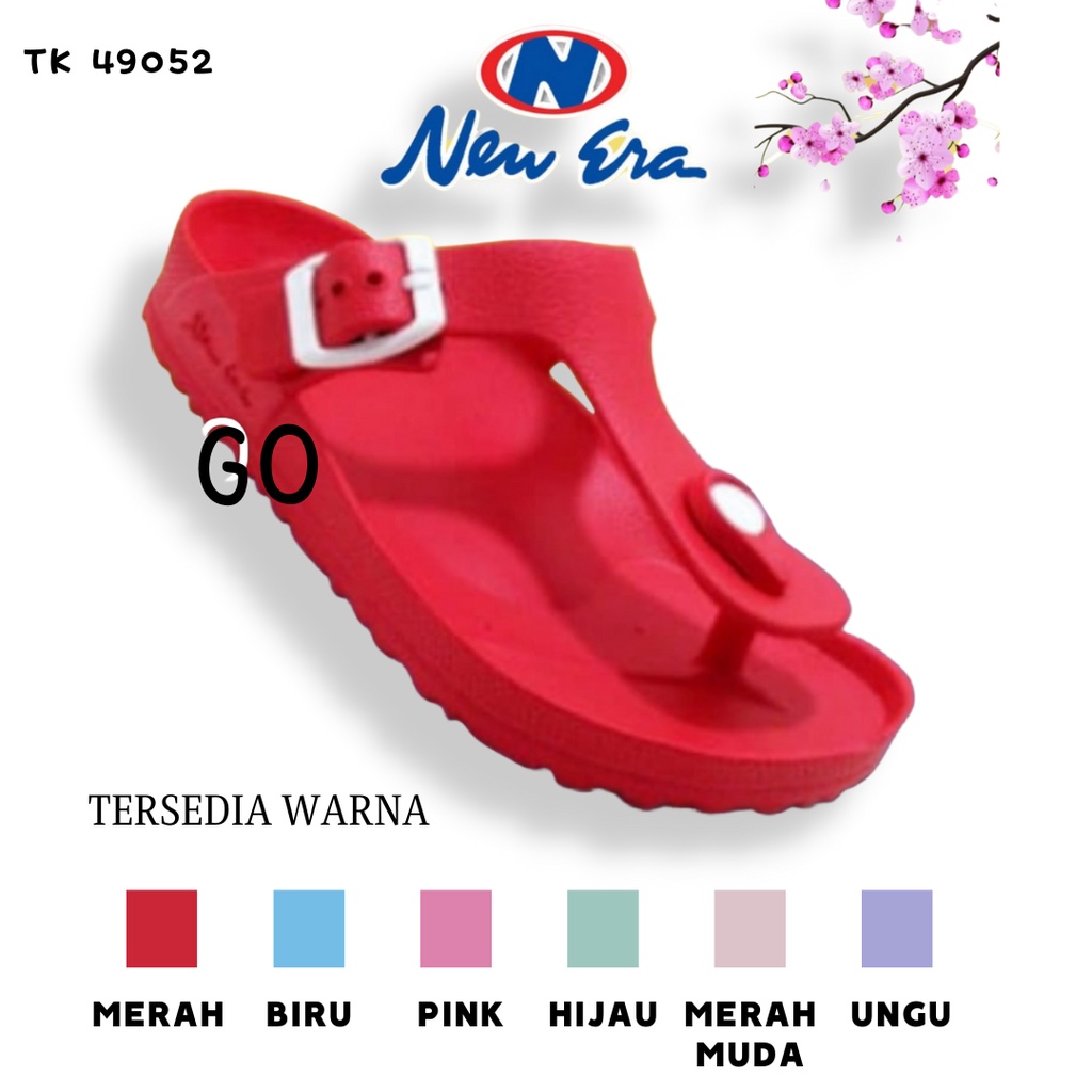 gof NEW ERA TK 49052 Sandal Japit VIRAL Wanita Sandal Wedgest MURAH Berkualitas