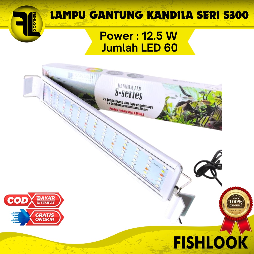 Kandila S300 S300RGB S-300 RGB Lampu Aquascape LED Aquarium Gantung