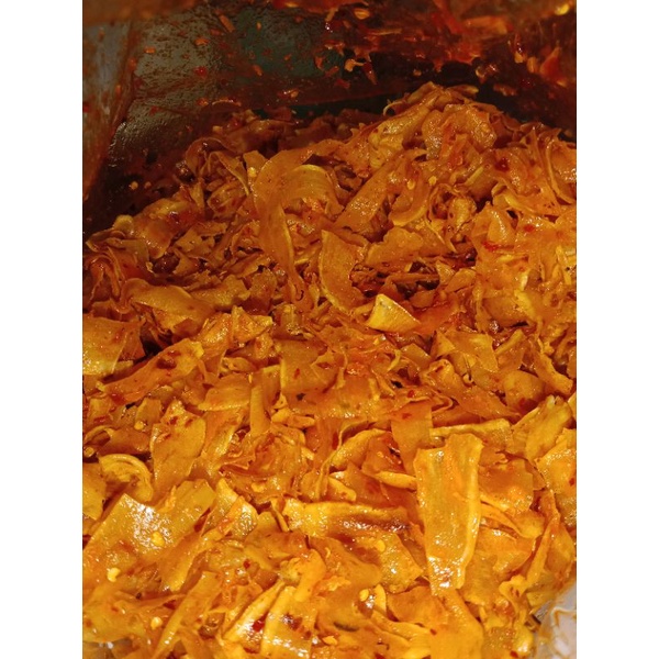 

Keripik singkong kriwil pedas 2kg