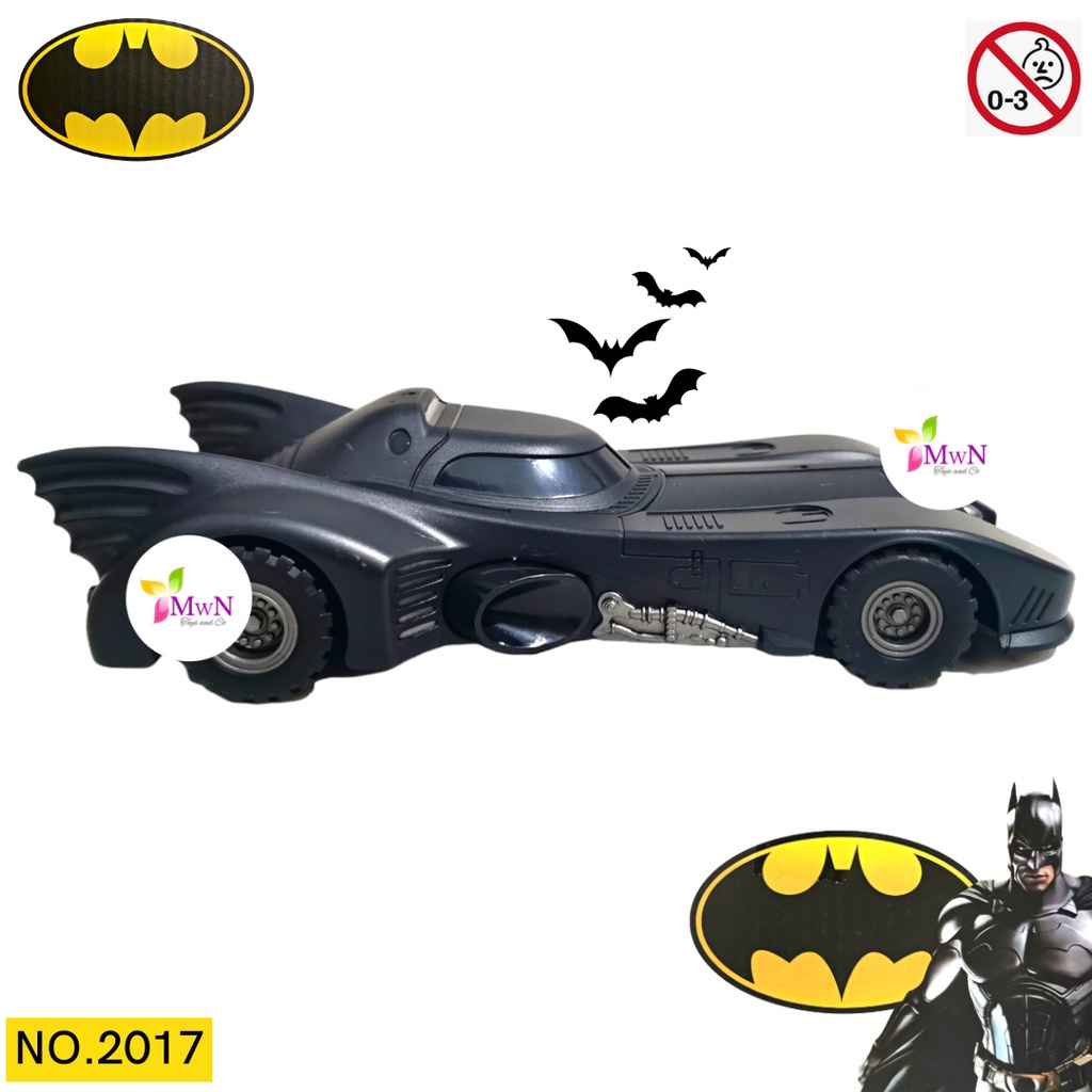 MWN Mainan Anak RC Mobil Remote Batman vehicle No.2017