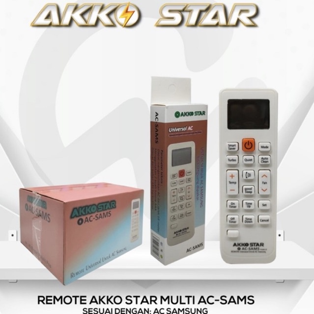 REMOTE AC UNIVERSAL &amp; UNTUK LG PANASONIC SHARP SAMSUNG AKKOSTAR