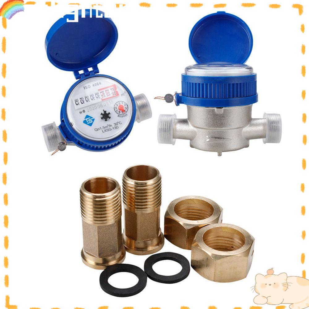 Solighter Water Meter Cerdas Rotasi Taman Counter Flow Meter