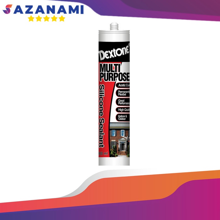 

✨NEW✨ - DEXTONE SEALANT MULTI PURPOSE 300ML LEM MATERIAL KACA SILIKON 300ML - WHITE