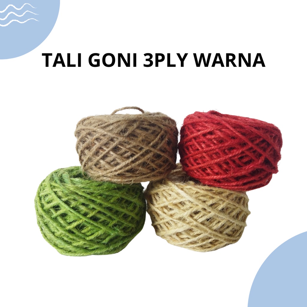 

Tali Goni Aesthetic 3MM - Tali Rami Warna 30M - Tali Souvenir 3Ply