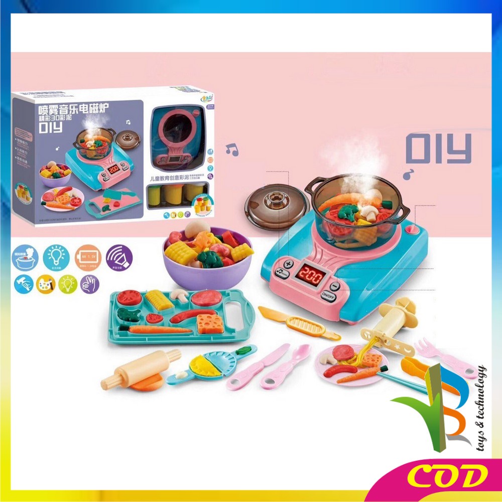 RB-M150 M152 Mainan Masak Masakan Anak Perempuan KOMPOR UAP Mainan Kitchen Set Mainan Dapur Anak