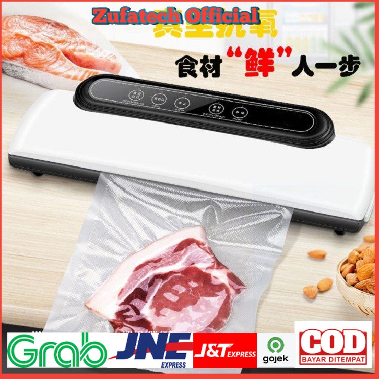 Luxx Vacuum Sealer Makanan Food Packing Machine - DTM-600 - Black White - 7ROT7UBV