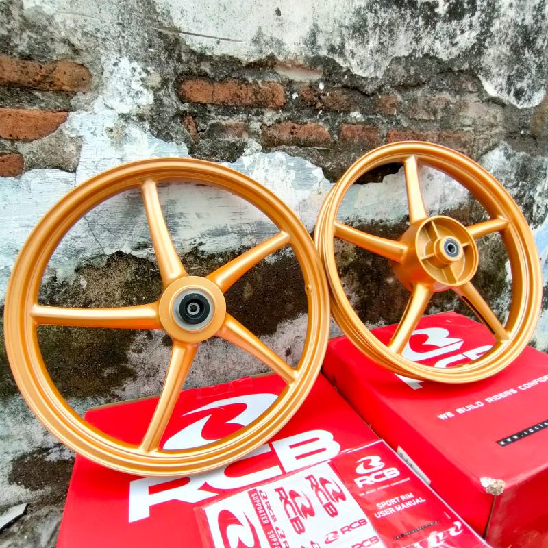 Velg veleg peleg pelg RCB Racing Boy SP 522 Jupiter Z Legenda 140  - 160 Ring 17 GOLD