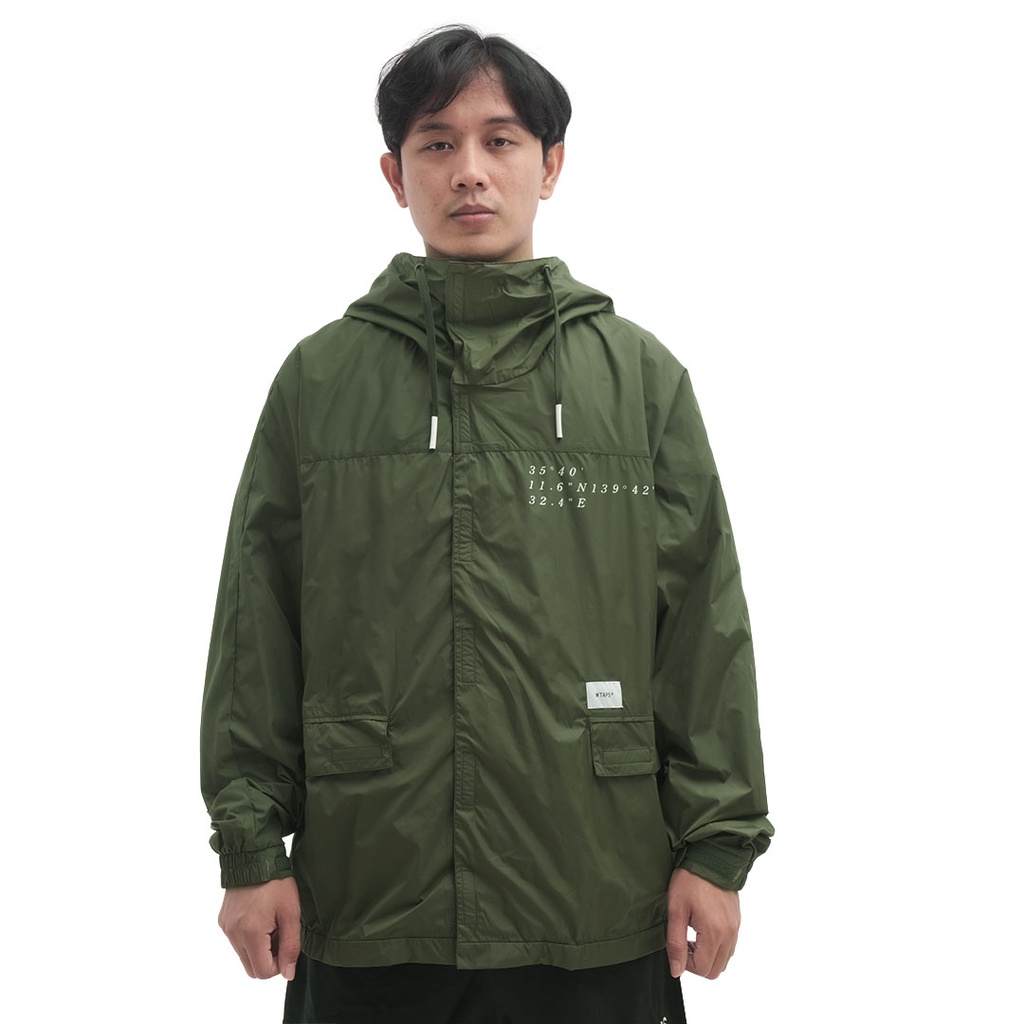 WTAPS Pillar Hooded Jacket Olive Drab