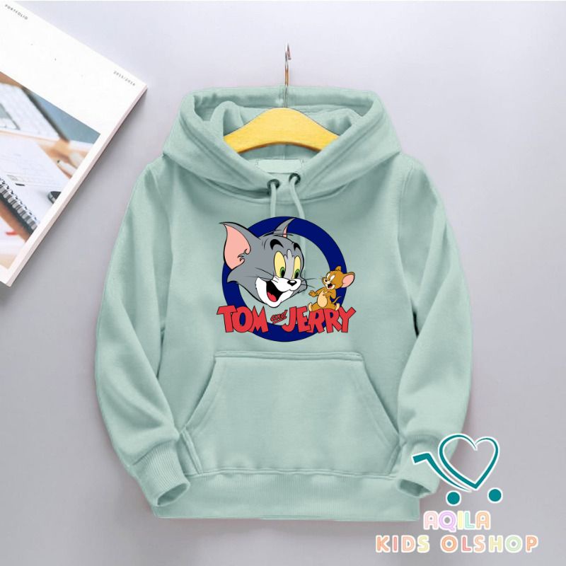 sweater hoodie anak tom and jerry