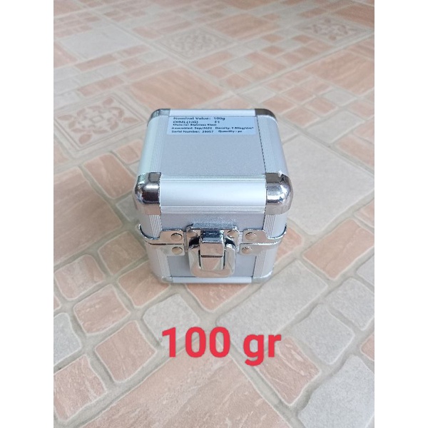 Batu Timbangan F1 100gr / Anak Timbangan F1 100 gr Stainless