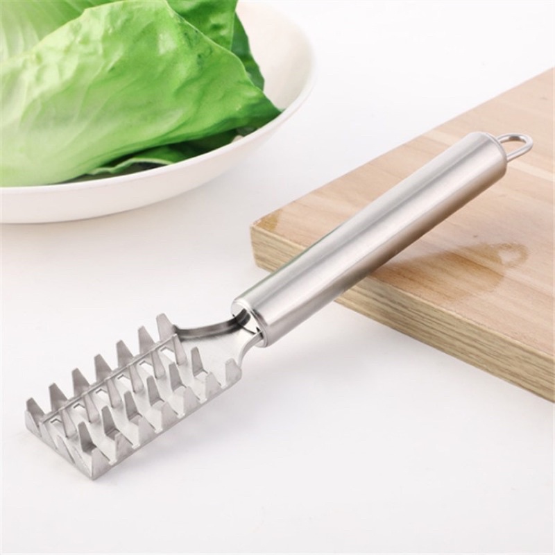 PEMBERSIH SISIK IKAN STAINLESS STEEL - ALAT SERUTAN PISAU SISIK IKAN - PEELER SISIK IKAN STAAINLESS - PEMBERSIH SISIK IKAN SERBAGUNA ANTI  KARAT