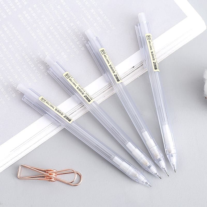 

Pensil Mekanik Cetek Transparan 0.5MM / Transparent Mechanical Pencil