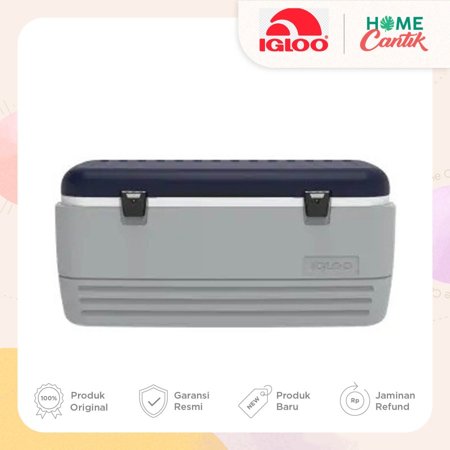 Igloo Cooler Box Maxcold 120 Qt - Abu-abu